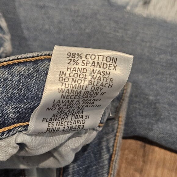 Litz by Uniq Distressed NWT Women Size 30 Wide Leg Retro Flared Festival Jeans - Picture 7 of 9